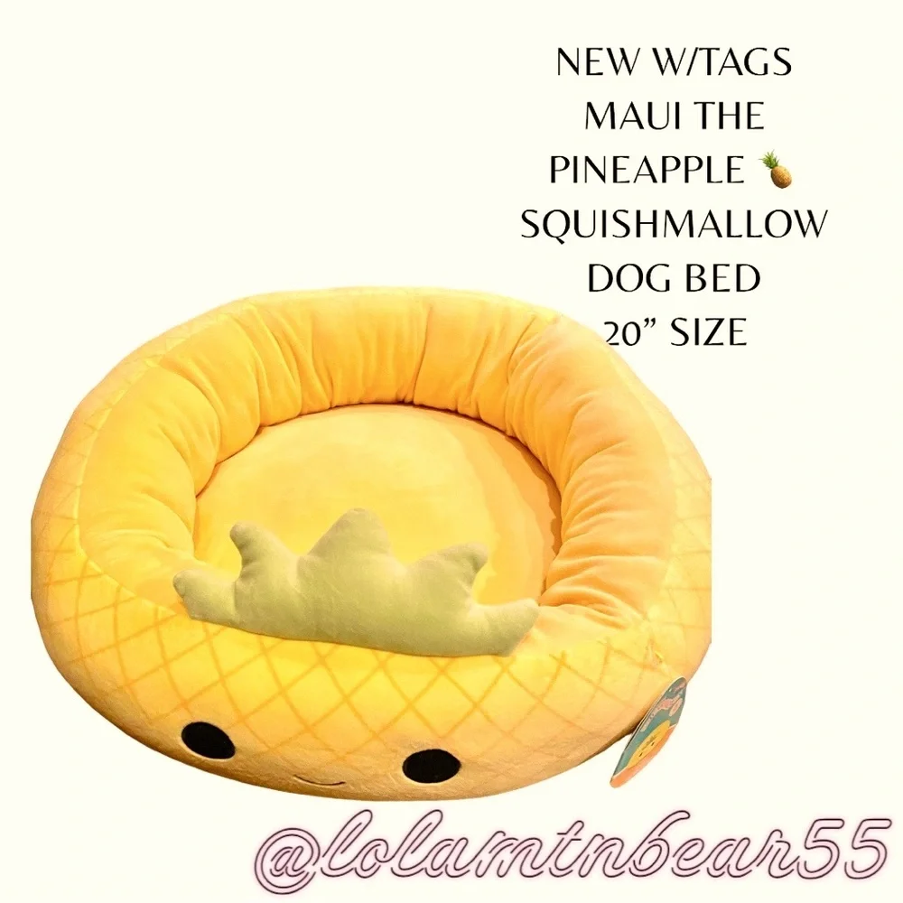 NWT MAUI THE SQUISHMALLOW DOG BED 20” SIZE, AMAZING COMFORT FOR YOUR FUR…